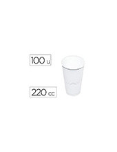 VASO PLAST.BL.220 CC PQ.DE 100 UD. 2
