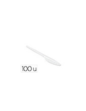 CUCHILLO PLAST.BL.REUTILIZABLE PQ.DE 100 UD. 2