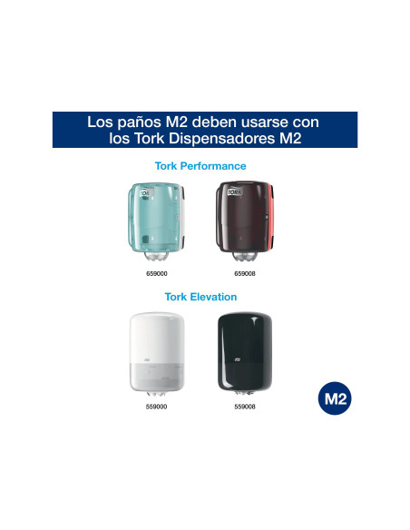 PAPEL SECAMANOS TORK EXTRA ANCHO 215MM.LARGO 160 MT 2 CAPAS M2 PQ.6UD