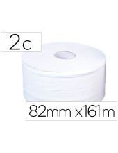 PAPEL HIGIENICO JUMBO 2/C BLANCO-MANDRIL 62,5 MM PARA DISP.325