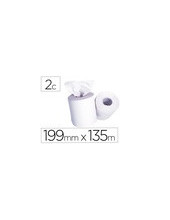 PAPEL SECAMANOS 2 CAPAS 199 MM X 135 MT MANDRIL 76 MMDIAMETRO 197 MM 2