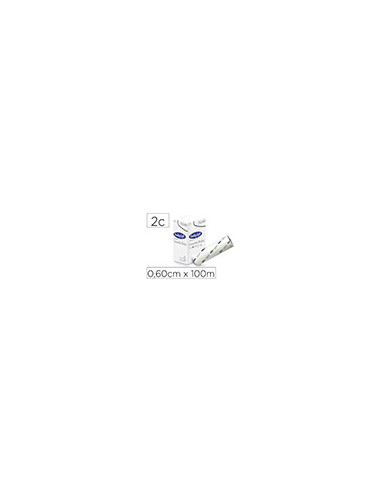 ROLLO PAPEL CAMILLA BULKYSOFT LISO 2 CAPAS ROLLO 0,60 CM X 100MT.