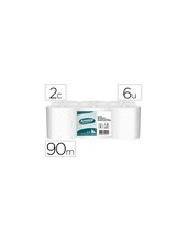 PAPEL SECAMANOS AMOOS INDUSTRIAL 2 CAPAS 32G/M2 BL.90MT.PAQ 6 ROLLOS 2
