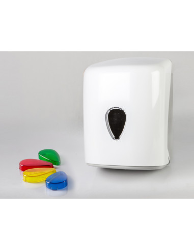 DISPENSADOR PAPEL SECAMANOS DAHI MECHA ABS BL.321X207X220MM