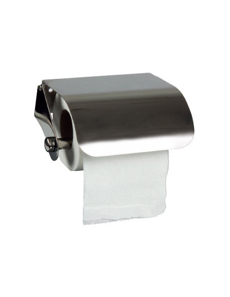 DISPENSADOR Q-CON DE PAPEL HIGIENICO ACERO INOXIDABLE 122x98x45 MM