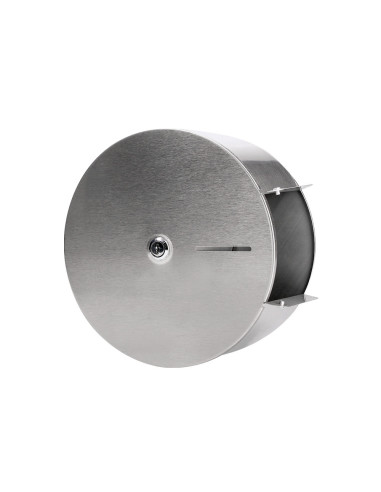 DISPENSADOR Q-C/PAPEL HIGIENICO JUMBO ACERO INOXIDABLE 115x254x265 MM