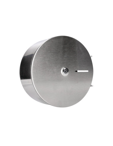 DISPENSADOR Q-C/PAPEL HIGIENICO JUMBO ACERO INOXIDABLE 115x254x265 MM