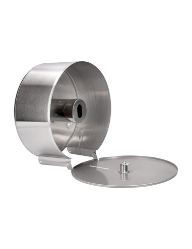 DISPENSADOR Q-C/PAPEL HIGIENICO JUMBO ACERO INOXIDABLE 115x254x265 MM