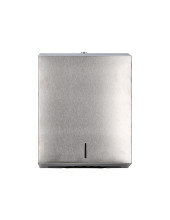 DISPENSADOR Q-CON TOALLITAS PAPEL ACERO INOXIDABLE 283x100x365 MM