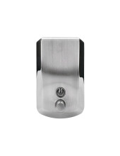 DISPENSADOR MANUAL Q-CON JABON 800 ML ACERO INOXIDABLE 178x114x56 MM