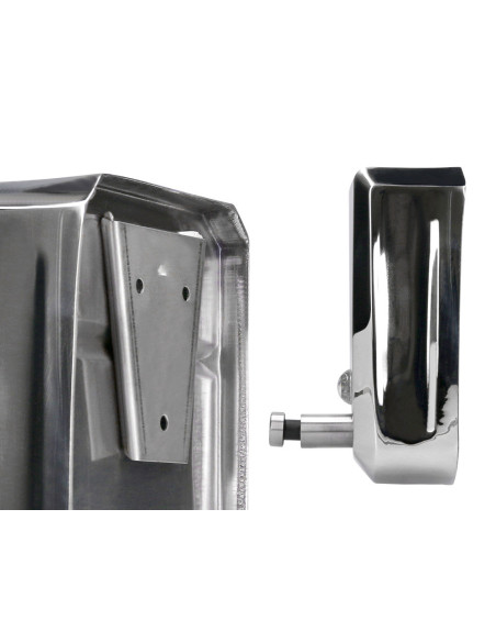 DISPENSADOR MANUAL Q-CON JABON 800 ML ACERO INOXIDABLE 178x114x56 MM