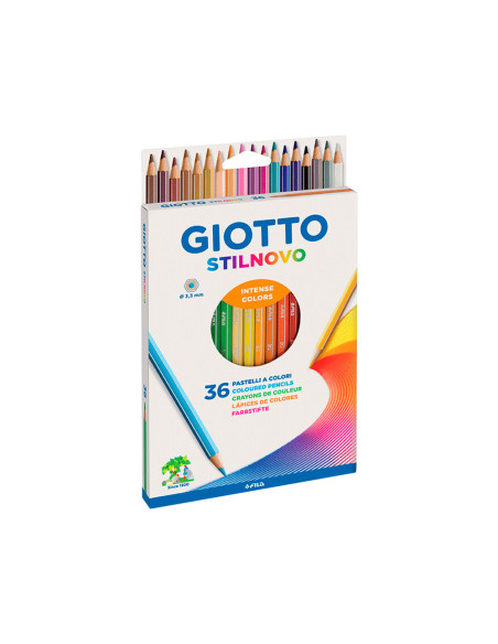 LAPICES GIOTTO STILNOVO CAJA 36 SURT.