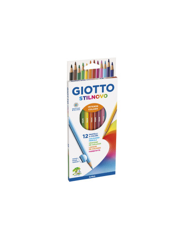 LAPICES COL.GIOTTO STILNOVO 12 COL.UD.