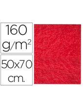 FIELTRO LIDERPAPEL 50X70CM ROJO 160G/M2