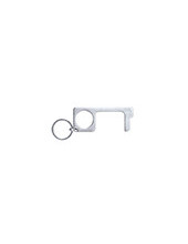 LLAVERO HIGIENICO ANTICONTACTO BIGOX ACERO INOXIDABLE 3,20X7,60 CM 2
