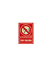 PICTOGRAMA SYSSA SEÑAL  SALIDA PVC FOTOLUMINISCENTE 210X297 MM 2