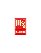 PICTOGRAMA SYSSA SEÑAL DE MANGUERA EN PVC FOTOLUMINISCENTE 210X297 MM 2