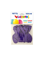 GLOBO 100% LATEX BIODEGRADABLE PASTEL LILA 20 UD.