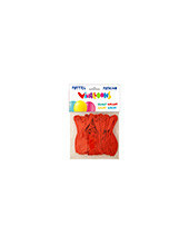 GLOBOS PASTEL ROJO BOLSA DE 20 UNIDADES 2