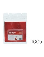 TARJETA PVC IMPRESORA BADGY GROSOR 0,76MM PK.100 UDS.