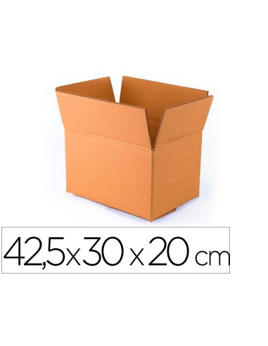 CAJA EMBALAR Q-C/FONDO AUTOMATICO 425X300X200 MM CARTON 3 MM