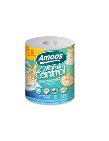 PAPEL COCINA AMOOS CALORIE CONTROL 3 CAPAS 58G/M2 109 SERVICIOS ROLLO