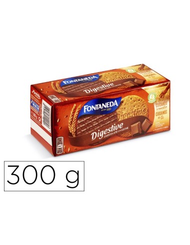 GALLETA FONTANEDA DIGESTIVE CHOCOLATE LECHE FIBRA CAJA 300 GR