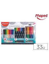 SET MAPED DIBUJO MANDALAS 33 PIEZAS