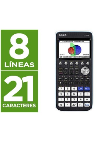 CALCULADORA CASIO FX-CG50 CIENTIFICA GRAFIC 8 LIN.21 CARAC.3D 16MB US