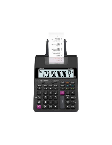 CALCULADORA IMPRESORA CASIO 12 DIGITOS HR-150 RCE