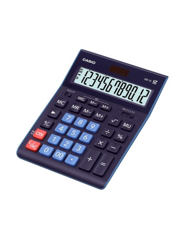 CALCULADORA CASIO GR-12-BU-W 12D.AZ.