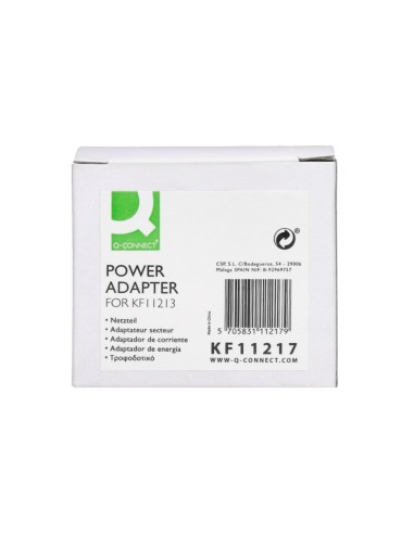 ADAPTADOR Q-CON.PARA MODELO KF11213 100 100-240V 50/60HZ 0.2A ADAPTADOR Q-CON.PARA MODELO KF11213 100 100-240V 50/60HZ 0.2A