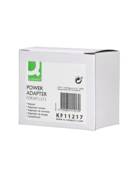 ADAPTADOR Q-CON.PARA MODELO KF11213 100 100-240V 50/60HZ 0.2A ADAPTADOR Q-CON.PARA MODELO KF11213 100 100-240V 50/60HZ 0.2A