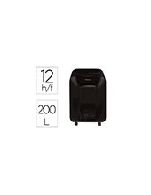 DESTRUCTORA FELLOWES LX-200 CORTE 12 H P4 GRAPAS CLIPS Y 2