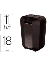 DESTRUCTORA FELLOWES LX-70D 11H P4 GRAPAS CLIPS TARJETA PAPELERA 18 L