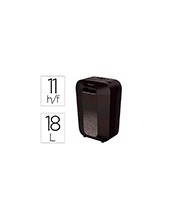 DESTRUCTORA FELLOWES LX-70D 11H P4 GRAPAS CLIPS TARJETA PAPELERA 18 L 2