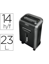 DESTRUCTORA DOC.FELLOWES PS-79Ci CAP.CORTE 14 H DESTRUYE GRAPAS CLIPS