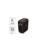 DESTRUCTORA FELLOWES 60 CS CORTE 10H.DESTRUYE CLIPS Y GRAPAS 2