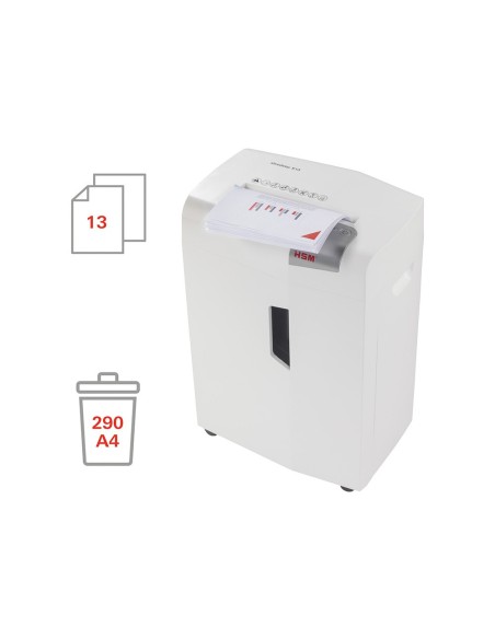 DESTRUCTORA HSM SHREDSTAR X13 CORTE 13 H PART.GRAPAS CLIPS CD TARJ