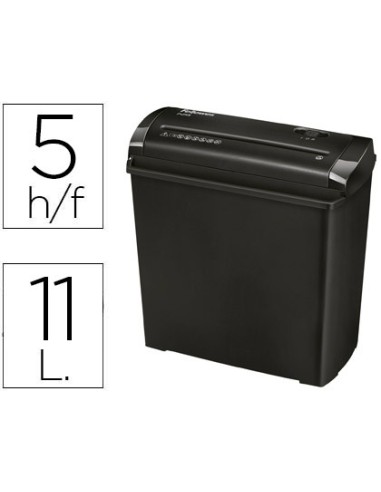 DESTRUCTORA FELLOWES P-25S CAP.CORTE 5H.CORTE EN TIRAS 4701001