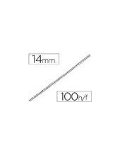 ESPIRAL METALICO YOSAN NEGRO PASO .64 5:1 14MM CALIBRE 1MM 3034E4N14 2