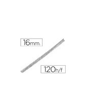 ESPIRAL METALICO YOSAN NEGRO PASO .64 5:1 16MM CALIBRE1,2MM 3034E4N16 2