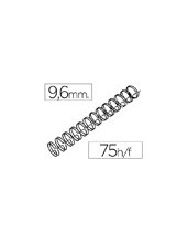 ESPIRAL WIRE 3:1 9,6 MM N.6 NEGRO CAP.75 H.CAJA 100 UDS. 2