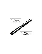 CANUTILLO Q-CON.RED.12 MM PLASTICO NEGRO CAP. 102 H 100UD.**14592 2