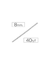 ESPIRAL CORTO METALICO Q-CON.56 4:1 8MM 1MM PACK 200**44344 2