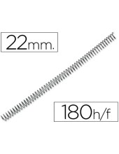 ESPIRAL METALICO Q-CON.64 5:1 22MM 1,2MM 100UD**44370