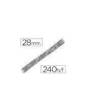 ESPIRAL METALICO Q-CON.64 5:1 28MM 1,2MM PACK 50**44373 2