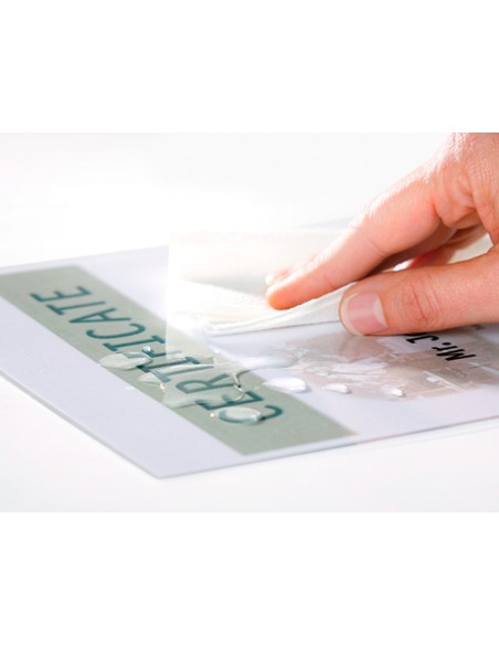 BOLSA DE PLASTIFICAR Q-CONNECT 153 X 216 MM 80MC DIN A5 CAJA DE 100