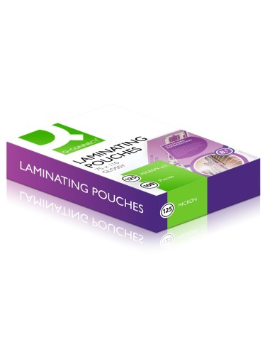 BOLSA PLASTIFICAR Q-CON.-110 X 75 MM 125 MC  IDENTIDAD 100UD**19466