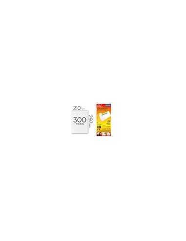 BOLSA PLASTIFICAR 3L OFFICEMANUAL FRIO 300 MC DIN A4 ADHESIVO 10 U BOLSA PLASTIFICAR 3L OFFICEMANUAL FRIO 300 MC DIN A4 ADHESIVO 10 U